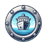 Cruise ship icon